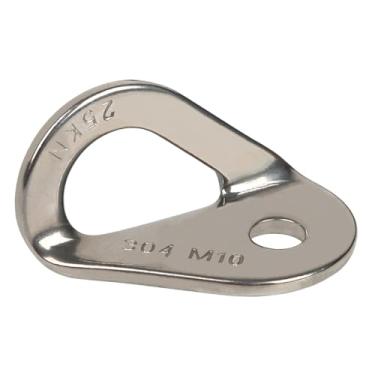 Imagem de IEUDNS Âncora de escalada, gancho de escalada, gancho de balanço, equipamento para atividades ao ar livre, suportes de aço inoxidável para rede esportiva, M10