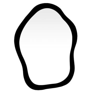 Imagem de KEYDUACU Espelho magnético para armário, espelho bonito de 22 x 16 cm. Adequado para armários escolares, banheiros, geladeiras domésticas, acessórios de armários, caixas de ferramentas de loja ou