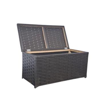 Imagem de Baú Decorativo para Armazenamento/Organizador Multiuso horizontal 60x30 (ARGILA)