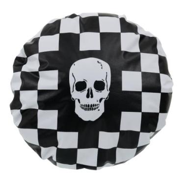 Imagem de Touca para banho com ventosa caveira pixel - Tok&Stok