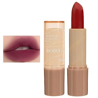 Imagem de Batom Matte Maquiagem - Batom Hidratante Non Stick Cup Lip Glaze - Brilho labial textura cremosa alta saturação para uso diário, meninas, mulheres, festas, ideias para presentes Hersil