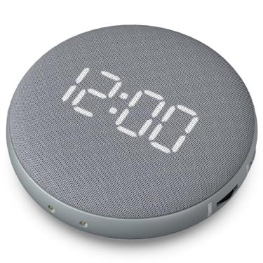 Imagem de REACHER Despertador super alto para adultos e adolescentes com sono pesado, despertador vibratório embaixo do travesseiro, alimentado por bateria recarregável para viagens, regulagem automática