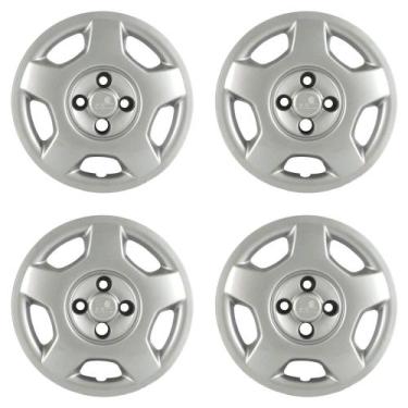 Imagem de Calota Aro 14" cor Prata Modelo Corsa Hatch/Sedan 2004 (Jogo c/ 4 Calo