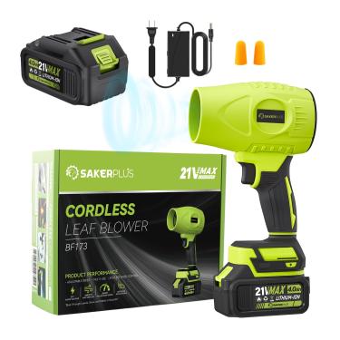 Imagem de Sakerplus Soprador de folhas (2 baterias) (verde)