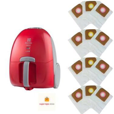 Imagem de Saco Para Aspirador de Pó Electrolux NANO Com 12 Unidades - Porto Pel