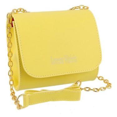 Imagem de Bolsa Pequena Feminina Alça Transversal - zbolsas, Amarelo
