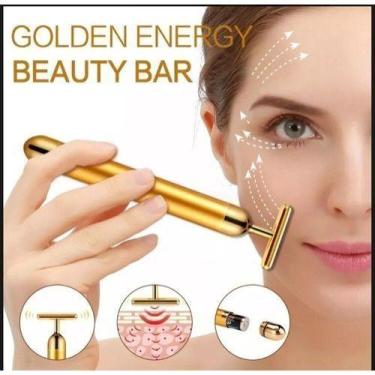Imagem de Massageador  Antirugas Botox Lifting Vibração Energy 24k Gold - MARKEL