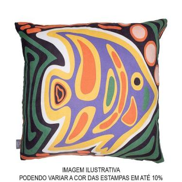 Imagem de Almofada Decorativa - Capa Acqua-Nemo- 45 x 45 cm - Okkahome Decora