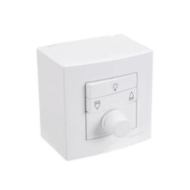 Imagem de Caixa de Sobrepor 75x75mm Controle Ventilador de Teto Velocidade Rever
