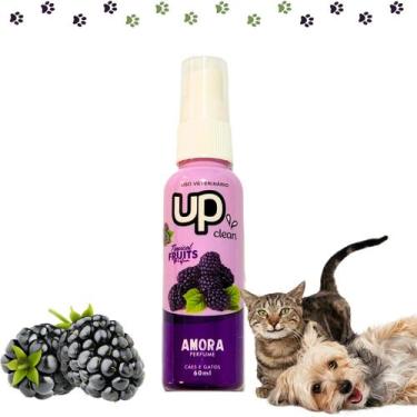 Imagem de Perfume Up Clean Tropical Fruits Cachorro Cão Gato Pet 60ml, Amora