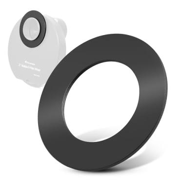 Imagem de Astromania Adaptador de telescópio de anel giratório fêmea M48 x 0,75, acessórios de telescópio de metal de alumínio para montagem em adaptador com rosca macho M48/5 cm para telescópio astronômico