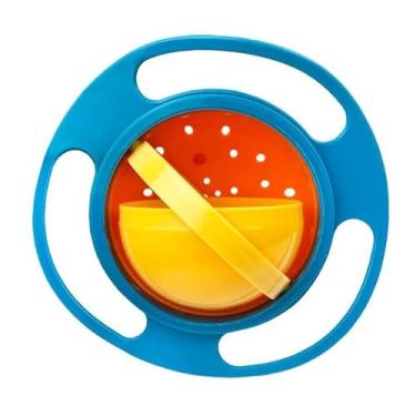 Imagem de Potinho Pote Prato Mágico Giratório 360° Infantil GiroBowl Diversão Bebê Rotação