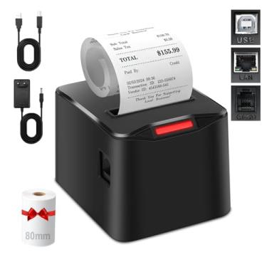 Imagem de Impressora Termica Portatil, Imprimir Rótulos, Notas, Recibos, Código de barras, Ideal para Restaurantes, Lojas, Fábricas, Supermercados e Escritórios