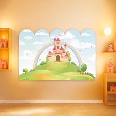 Imagem de Cabeceira De Cama Decorativa Infantil Menina Tema Castelo (CabCerq-0036)