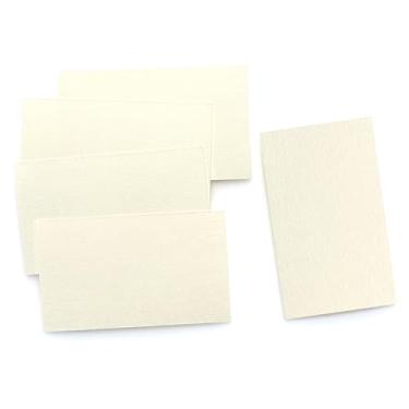 Imagem de ITZAMNA Mini cartolina de 8,9 x 5 cm, 230 g/m², para artesanato, scrapbook, etiquetas, desenho, cartões de notas, pacote com 100 amarelos-claros