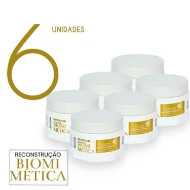 Imagem de KIT Máscara Reconstrução Biomimética 300g 6 Unds - Begônia Gold