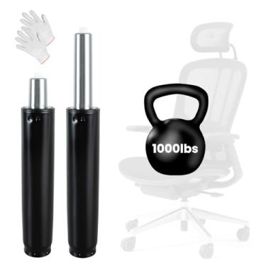 Imagem de DUPDMKIN Cilindro de substituição para cadeira de escritório 453 kg Cilindro de gás pneumático hidráulico para cadeira de escritório para altura ajustável, classe 4