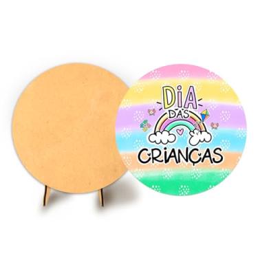 Imagem de Painel 50cm C/Elastico Dia das Crianças + Suporte MDF (CRI0006)