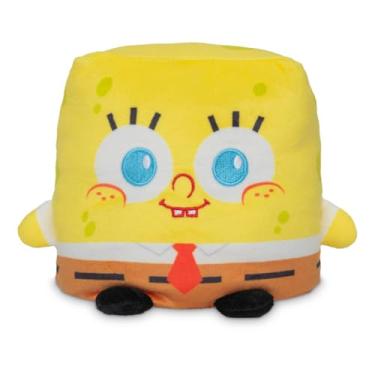 Imagem de Teeturtle Bob Esponja Calça Quadrada Reversível 12,7 cm de Pelúcia - Bicho de Pelúcia Kawaii fofo