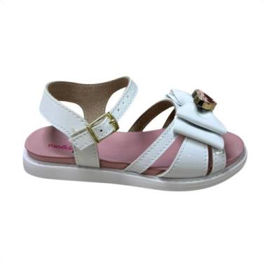 Imagem de Sandália Infantil Rasteira Molekinha Branca, Branco, 21