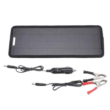 Imagem de AUNMAS Painel Solar Policristalino, Carregador de Bateria de Carro Solar Com Configuração de Anti -drenagem de Carregamento Inteligente para Carregamento Rápido No Uso de Barcos de