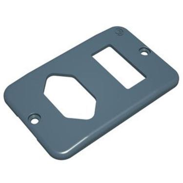 Imagem de Tampa de 1 Tomada e 1 Interruptor Condulete Top - 36005890 - TIGRE