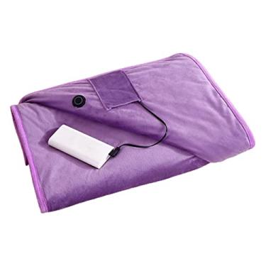 Imagem de Yctze Clante Elétrico USB Vestível - Cobertor de Aquecimento Com 3 Configurações de Calor e Função de Tempo - Xale de Flanela Aconchegante Em Rosa para Uso Interno e Externo (2)