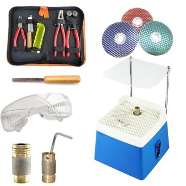Imagem de Esmerilhadeira Angular De Disco De Corte De Vidro,Brocas De 5/8",Kit De Ferro De Solda,4200 Rpm Para Bricolage,CerâMica,Joias