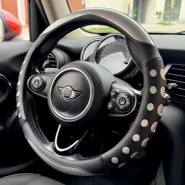 Imagem de PINCTROT Capa de volante Race Grip, design perfurado de silicone antiderrapante com acolchoamento de toque macio, aderência aprimorada para direção esportiva, universal de 35 a 38 cm (prata de corrida