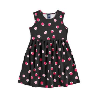 Imagem de Vestido de Bolinhas Infantil Bee Loop, Preto, 12