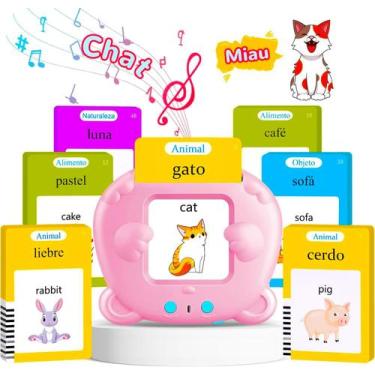 Imagem de Talking Flash Cards AHJ em espanhol e inglês de 1 a 6 anos