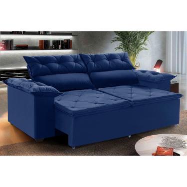 Imagem de Sofá Compact especial 2,00 m  retrátil e reclinável com Molas Espirais -Ws Estofados