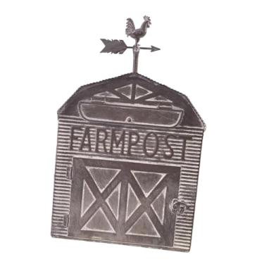 Imagem de IEUDNS Caixa de correio, decoração, decoração, presentes, porta-jornais, metal para portão, casa, escritório, porta da frente, quintal, fora da casa