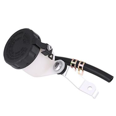 Imagem de Qiilu Garrafa de fluido do reservatório de óleo do cilindro mestre do freio dianteiro da motocicleta para CBR1000RR/S 2004-2015 CBR600RR 2007-2015