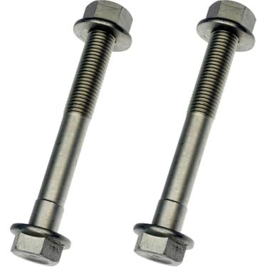 Imagem de APDTY Parafuso de forquilha de garfo dianteiro 160207 (1 parafuso flangeado e 1 porca flangeada) compatível com Jeep Commander 2006-2010, Jeep Grand Cherokee 2005-2010 (parafuso e porca automotiva de