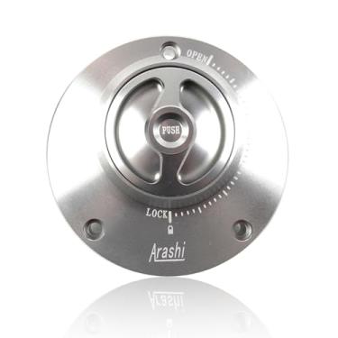 Imagem de Arashi Capa de tampa de combustível sem chave CNC para Yamaha YZF R6 R6S R1 R3 R15 R25 R125, FZ1 FZ1000 FAZER, FZ6 FAZER, FZ6R, FZ8, FAZER, FJR1300 Acessórios de substituição de motocicleta prata