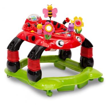 Imagem de Andador Interativo 4 em 1 com Atividades e Assento Ajustável para 11 a 13 kg, Delta, Vermelho
