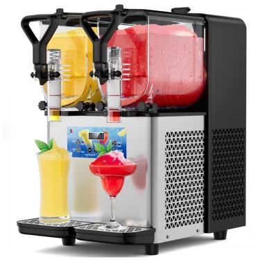 Imagem de Máquina de Raspadinha Profissional com Luz LED, Sem Necessidade de Gelo, Capacidade de 8L 110V com Limpeza Automática, Mirfee