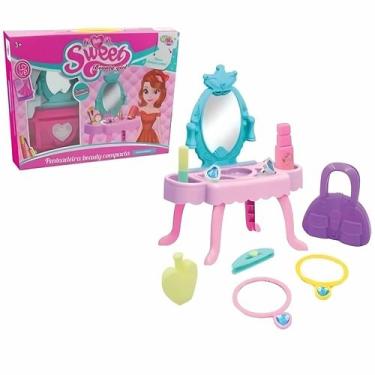 Imagem de Brinquedo Penteadeira Beauty Compacta Com Acessórios - Well Kids