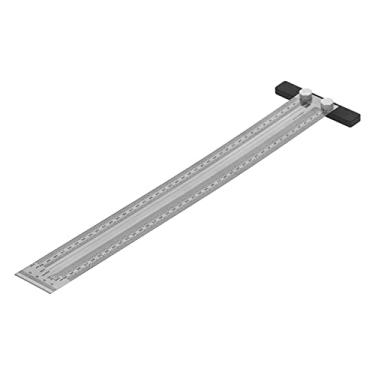 Imagem de aqxreight Régua de Linha de Precisão Feita de Aço Inoxidável para Marcenaria e Medição de 400 Mm