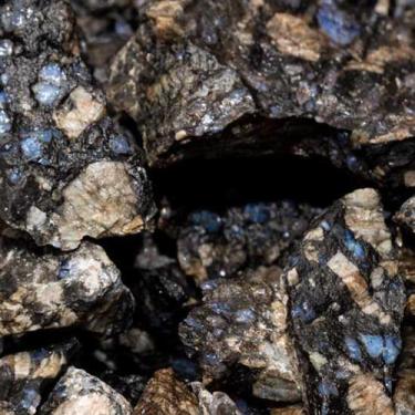 Imagem de Cascalho Bruto Riolita Azul Natural 5 Kg - Tamanhos de 10 a 70mm - Tip