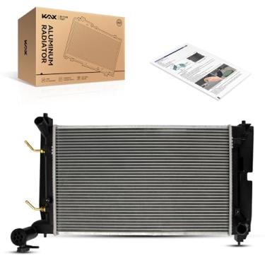 Imagem de KAX Radiador de motor de carro CU2428, compatível com Corolla 2003-2008, Matriz 2003-2008, Vibe 2003-2008