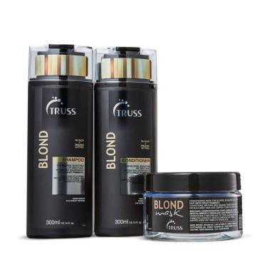Imagem de Kit Truss Mask Blond Shampoo E Cond. 300Ml + Blond Mask 180G