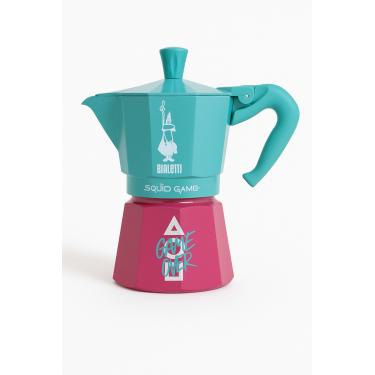 Imagem de Cafeteira Moka Express 6 xic Squid Game Round 6 – Bialetti