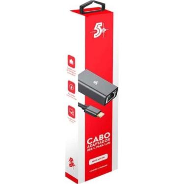 Imagem de Cabo Adaptador Conversor Usb C Para Lan Rj45 Atc-06 5+