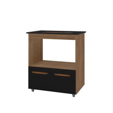 Imagem de Armário Cozinha Cooktop 5 Bocas Elisa com 2 Portas Em MDP - MD Munhoz 