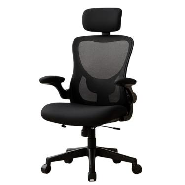 Imagem de Cadeira de Escritório Ergonômica com Encosto Ajustável, Malha Respirável e Suporte Lombar – Ideal para Estudo, Trabalho e Home Office