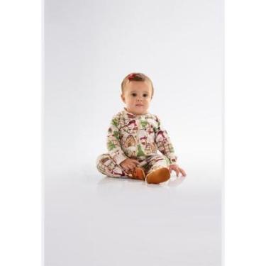 Imagem de Macacão Natalino Unissex para Bebê em Suedine Up Baby-Unissex