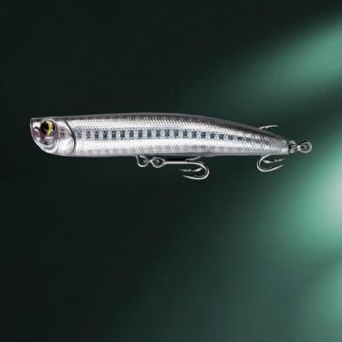 Imagem de Água salgada, água doce, manivela do mar, salmão, pique, truite, iscas de pesca, iscas de crankbait Peche leurres Popper, 10 g