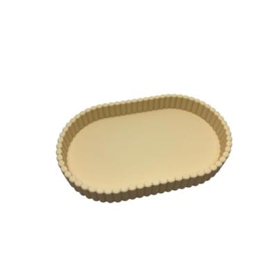 Imagem de Bandeja Decorativa Minimalista de Mesa – Organizador Multifuncional Porta Joias Chaves e Acessórios para Quarto Banheiro e Escritório (Nude)